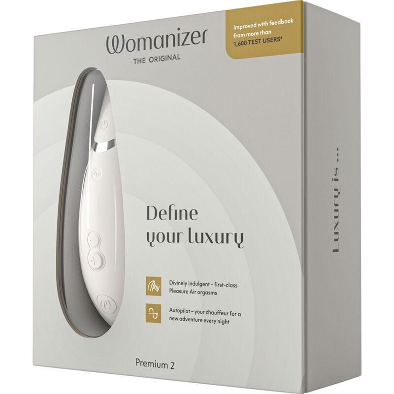Womanizer - Premium 2 Stimolatore Clitorale Grigio Caldo - WOMANIZER - Vibratori Clitoride | erosidea.com