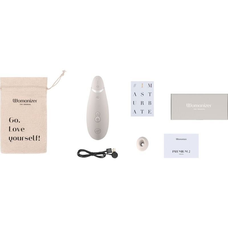 Womanizer - Premium 2 Stimolatore Clitorale Grigio Caldo - WOMANIZER - Vibratori Clitoride | erosidea.com