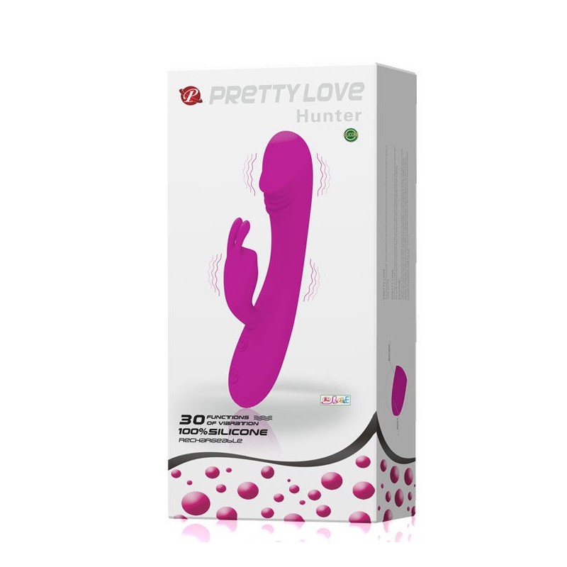 Vibratore Smart Con Rabbit 30 Modalit Hunter - PRETTY LOVE SMART - Vibratori Rabbit | erosidea.com