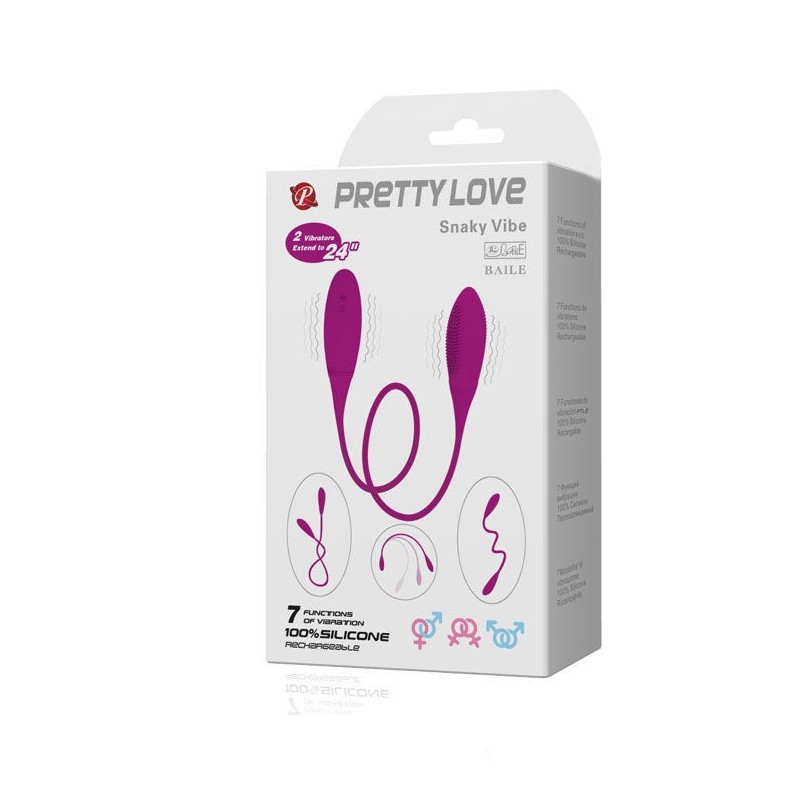 Vibratore Snaky Deluxe 7 V - PRETTY LOVE SMART - Vibratori | erosidea.com