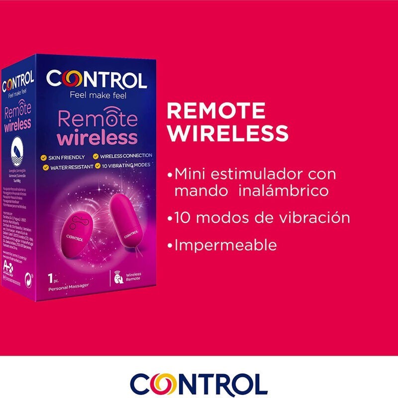 Control - Telecomando Senza Fili Del Massaggiatore Personale - - Vibratori | erosidea.com