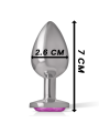 Intense - Plug Anale In Metallo Alluminio Cuore Rosa Taglia S - - Plug e Catene Anali | erosidea.com