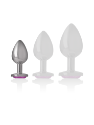 Intense - Plug Anale In Metallo Alluminio Cuore Rosa Taglia S - - Plug e Catene Anali | erosidea.com