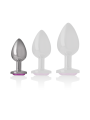 Intense - Plug Anale In Metallo Alluminio Cuore Rosa Taglia S - - Plug e Catene Anali | erosidea.com