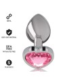 Intense - Plug Anale In Metallo Alluminio Cuore Rosa Taglia S - - Plug e Catene Anali | erosidea.com