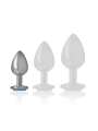 Intense - Plug Anale In Metallo Alluminio Cuore Blu Taglia S - - Plug e Catene Anali | erosidea.com