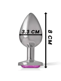 Metal Hard - Plug Anale Diamond Blue Medio 7.62Cm - METAL HARD - Plug e Catene Anali | erosidea.com