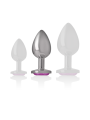 Intense - Plug Anale In Metallo Alluminio Cuore Rosa Taglia M - - Plug e Catene Anali | erosidea.com