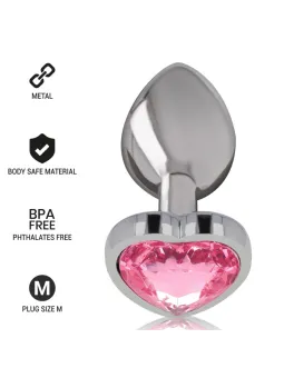 Metal Hard - Plug Anale Diamond Blue Medio 7.62Cm - METAL HARD - Plug e Catene Anali | erosidea.com