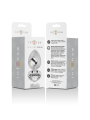 Intense - Plug Anale In Metallo Alluminio Cuore Bianco Taglia M - - Plug e Catene Anali | erosidea.com