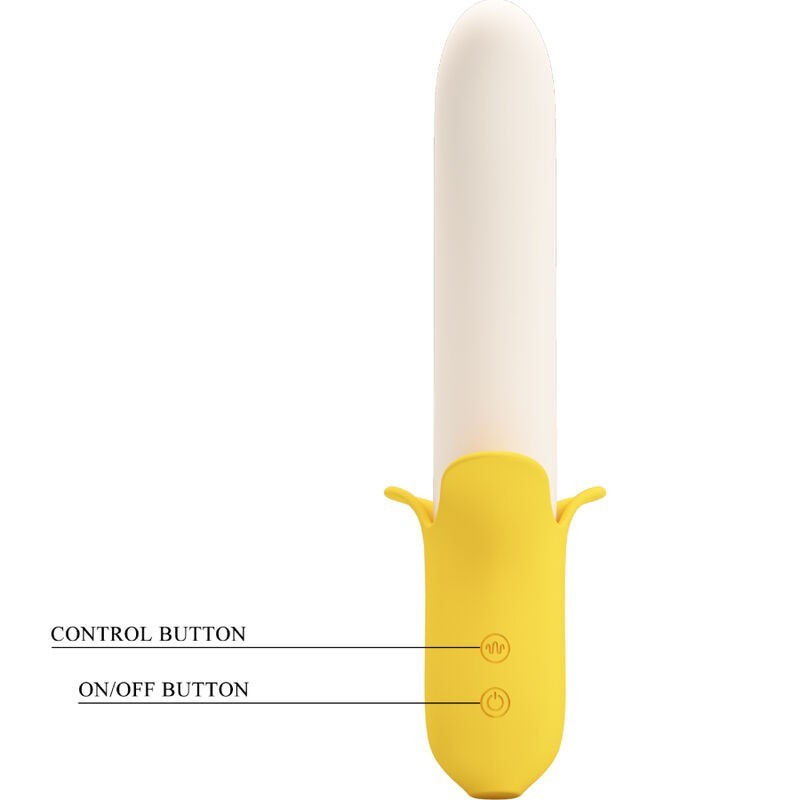 Vibratore Pretty Love Banana Geek Super Power 7 - - Vibratori Doppi | erosidea.com