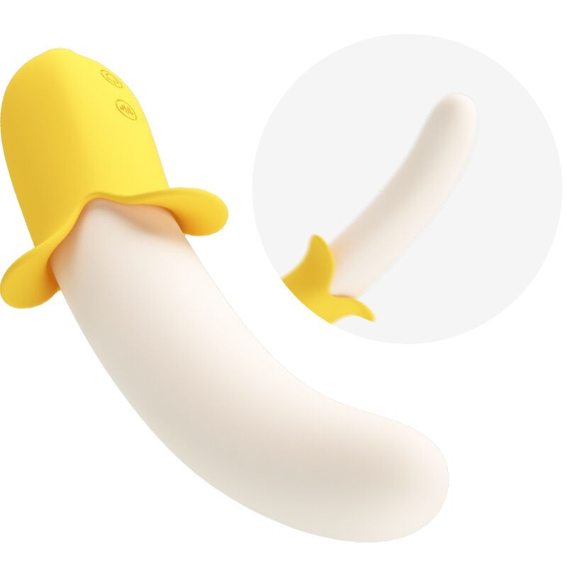 Vibratore Pretty Love Banana Geek Super Power 7 - - Vibratori Doppi | erosidea.com