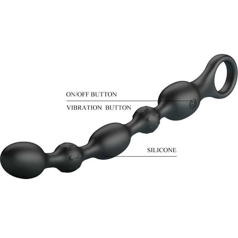 Pretty Love - Van Anal Balls 10 Vibrazioni In Silicone Ricaricabile - - Plug e Catene Anali | erosidea.com