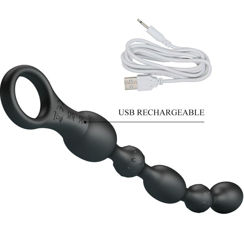 Pretty Love - Van Anal Balls 10 Vibrazioni In Silicone Ricaricabile - - Plug e Catene Anali | erosidea.com