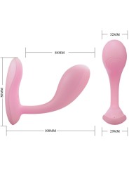 Baird G-Spot 12 Vibrazioni Ricaricabile App Rosa - - Vibratori punto G | erosidea.com