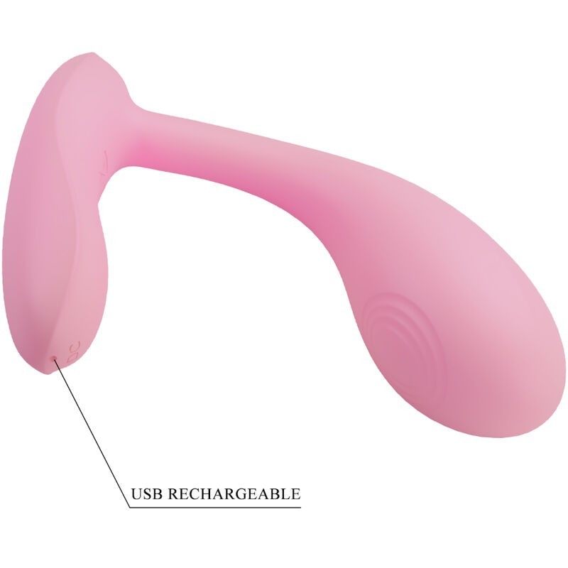 Baird G-Spot 12 Vibrazioni Ricaricabile App Rosa - - Vibratori punto G | erosidea.com
