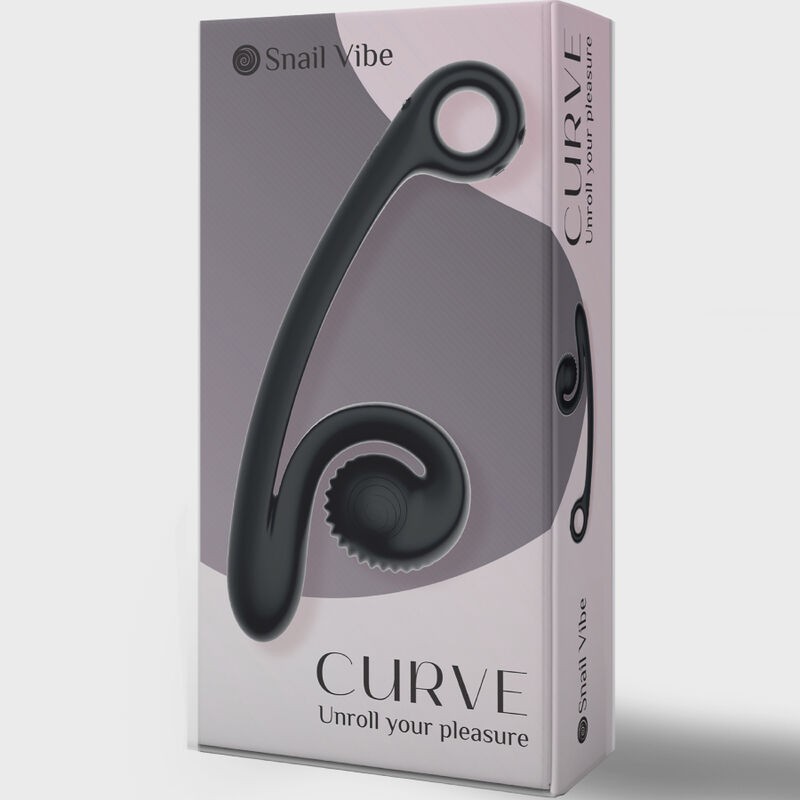 Snail Vibe - Vibratore Curva Nero - - Vibratori | erosidea.com