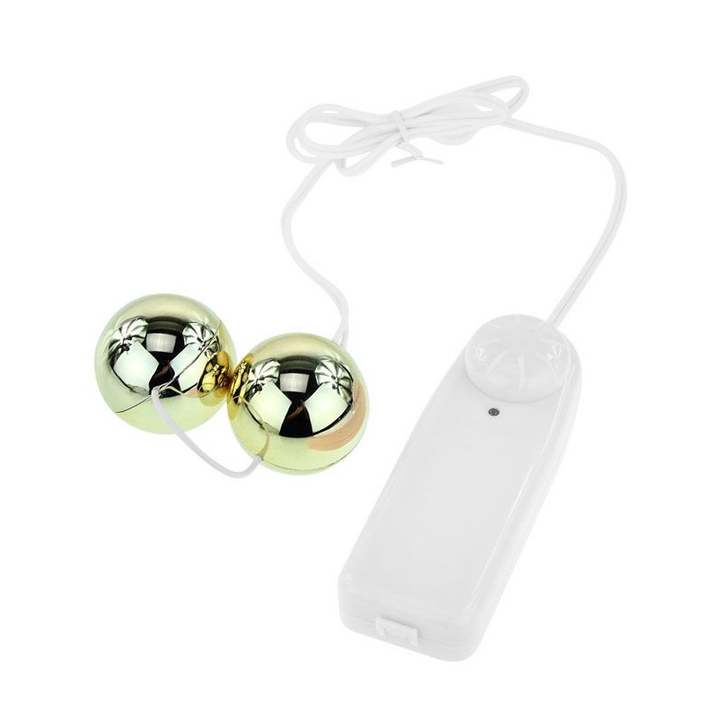 Baile Vibratore A Sfere Cinesi Golden - BAILE STIMULATING - Vibratori | erosidea.com