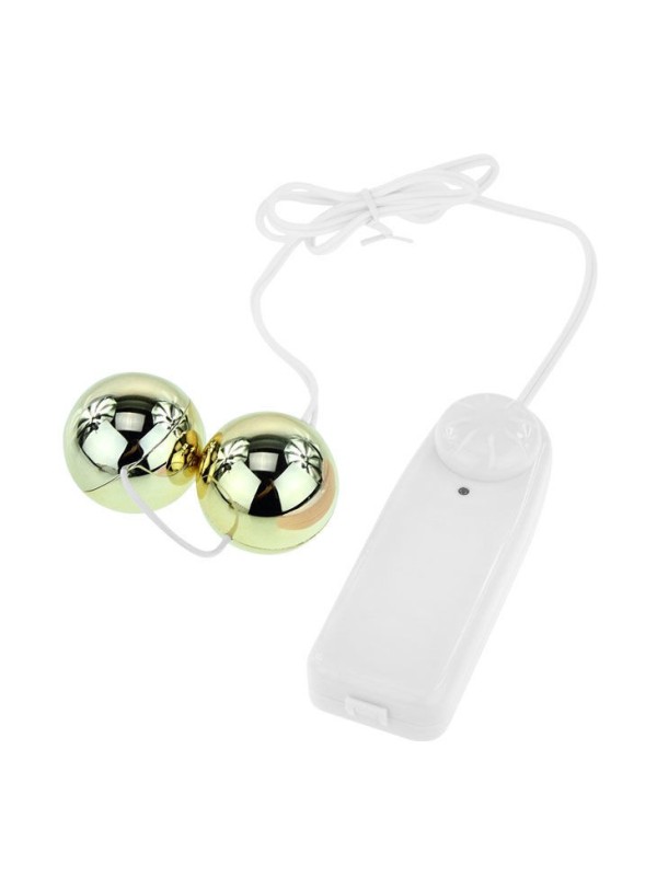 Baile Vibratore A Sfere Cinesi Golden - BAILE STIMULATING - Vibratori | erosidea.com