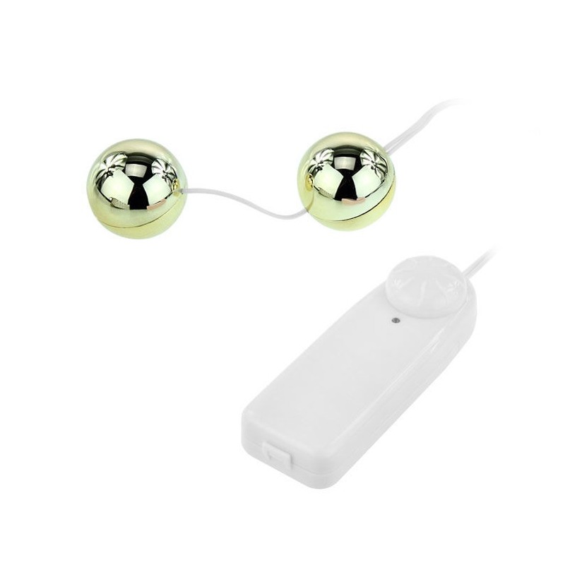 Baile Vibratore A Sfere Cinesi Golden - BAILE STIMULATING - Vibratori | erosidea.com