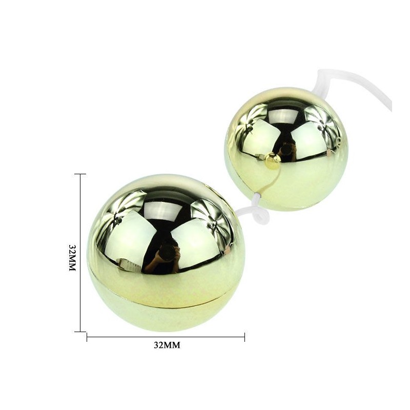 Baile Vibratore A Sfere Cinesi Golden - BAILE STIMULATING - Vibratori | erosidea.com