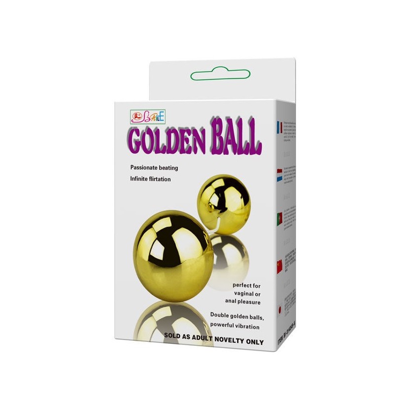 Baile Vibratore A Sfere Cinesi Golden - BAILE STIMULATING - Vibratori | erosidea.com