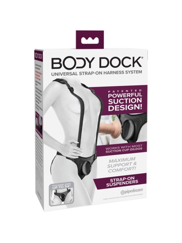 Pipedreams - Body Dock Bretelle Strap On - - Strap-on e Imbracature | erosidea.com