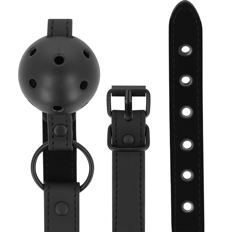 Intense Fetish - Ball Gag In Pelle Vegana - - Ball Gag e Bavagli | erosidea.com