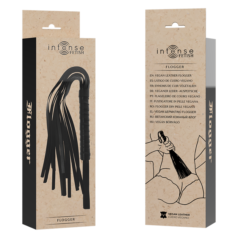 Intense Fetish - Flogger In Pelle Vegana - - Bondage | erosidea.com