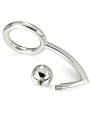 Metal Hard - Anello Cock Ring Con Gancio Intruder Anale 45Mm - METAL HARD - Anelli Fallici | erosidea.com