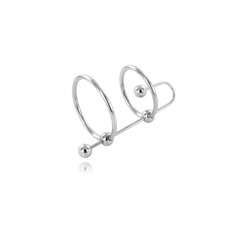 Metal Hard - Anello Extreme Con Stop Uretrale - METAL HARD - Anelli Fallici | erosidea.com
