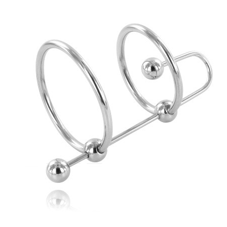 Metal Hard - Anello Extreme Con Stop Uretrale - METAL HARD - Anelli Fallici | erosidea.com