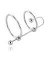 Metal Hard - Anello Extreme Con Stop Uretrale - METAL HARD - Anelli Fallici | erosidea.com