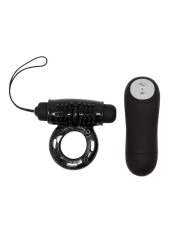 Telecomando Ring Nero 20V - BAILE FOR HIM - Anelli Fallici | erosidea.com