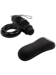 Telecomando Ring Nero 20V - BAILE FOR HIM - Anelli Fallici | erosidea.com