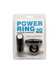 Telecomando Ring Nero 20V - BAILE FOR HIM - Anelli Fallici | erosidea.com