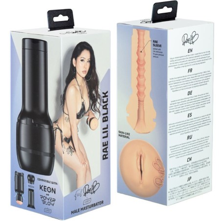 Kiiroo - Collezione Feel Rae Lil Black Stars Strokers Compatibili Con Powerblow - - Masturbatori Mini | erosidea.com
