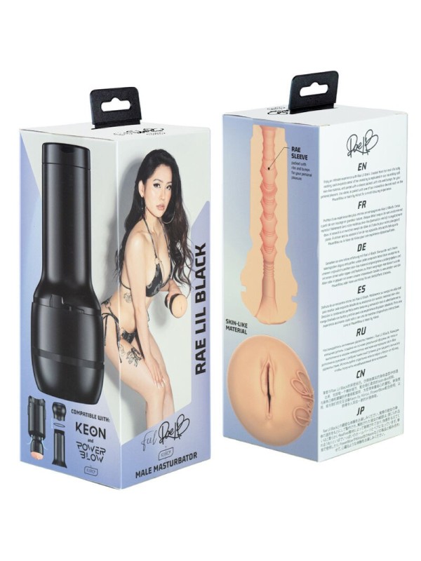 Kiiroo - Collezione Feel Rae Lil Black Stars Strokers Compatibili Con Powerblow - - Masturbatori Mini | erosidea.com