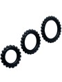 Titan Set 3 Pz Anelli Per Il Pene Nero 2.8 + 2.4 + 1.9 Cm - BAILE FOR HIM - Anelli Fallici | erosidea.com