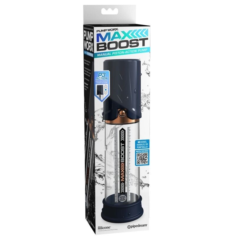 Pump Worx - Max Boost Blu - - Pompe e Sviluppatori Pene | erosidea.com