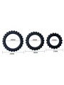 Titan Set 3 Pz Anelli Per Il Pene Nero 2.8 + 2.4 + 1.9 Cm - BAILE FOR HIM - Anelli Fallici | erosidea.com