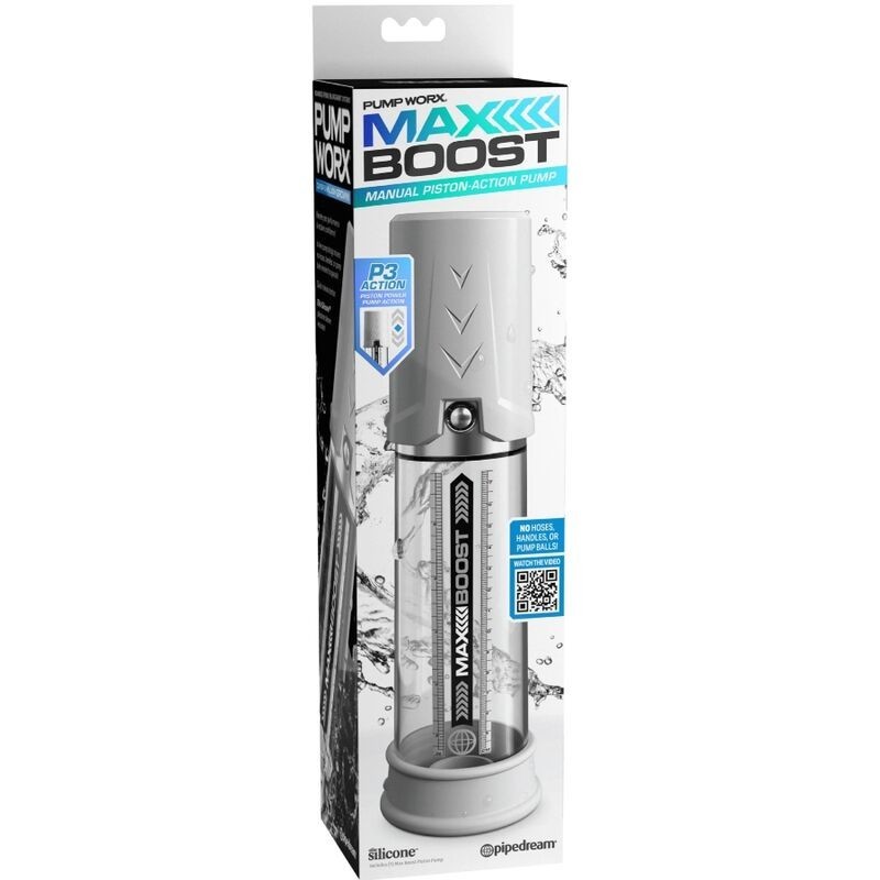 Pump Worx - Max Boost Bianca - - Pompe e Sviluppatori Pene | erosidea.com