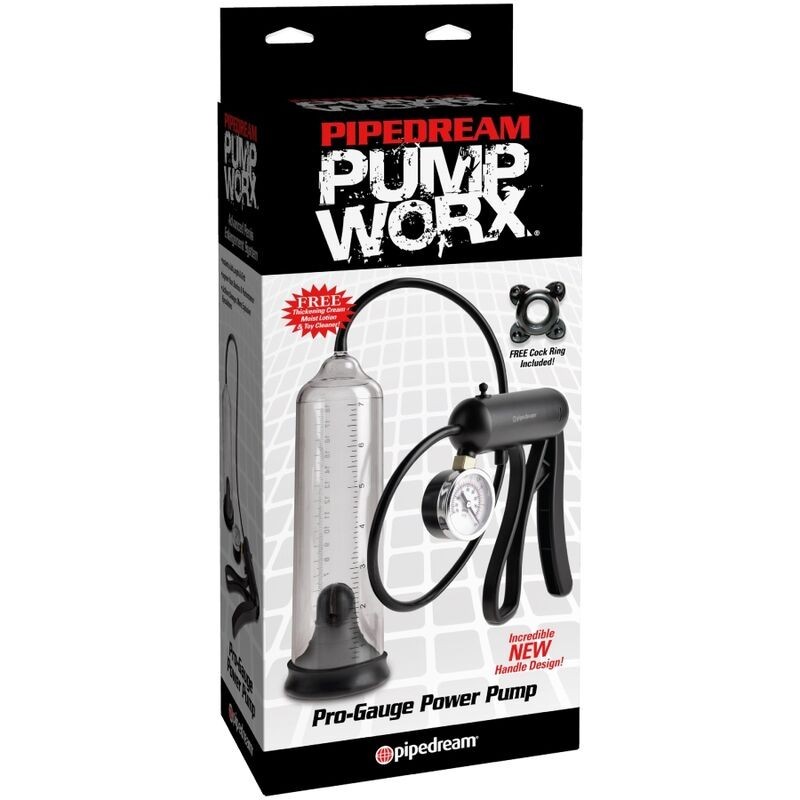 Pump Worx - Pompa Pro-Gauge Power Trasparente - - Masturbatori Vagina | erosidea.com