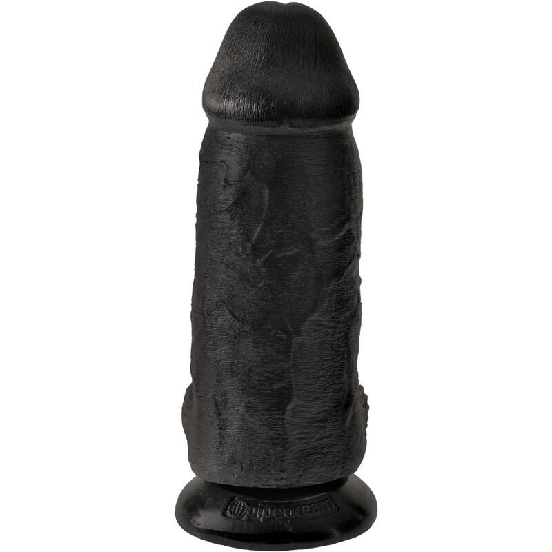 King Cock - Pene Realistico Passodato 23 Cm Nero - - Dildo Realistici | erosidea.com