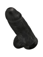 King Cock - Pene Realistico Passodato 23 Cm Nero - - Dildo Realistici | erosidea.com