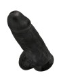 King Cock - Pene Realistico Passodato 23 Cm Nero - - Dildo Realistici | erosidea.com