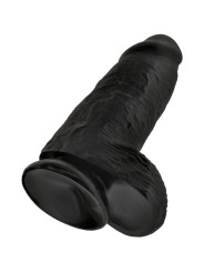 King Cock - Pene Realistico Passodato 23 Cm Nero - - Dildo Realistici | erosidea.com
