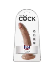 King Cock - Pene Realistico 17.5 Cm Caramel - - Dildo Realistici | erosidea.com