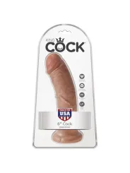 King Cock - Pene Realistico 19.5 Cm Caramel - - Dildo Realistici | erosidea.com