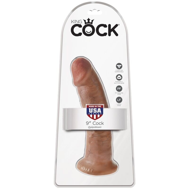 King Cock - Pene Realistico 21.7 Cm Caramel - - Dildo Realistici | erosidea.com